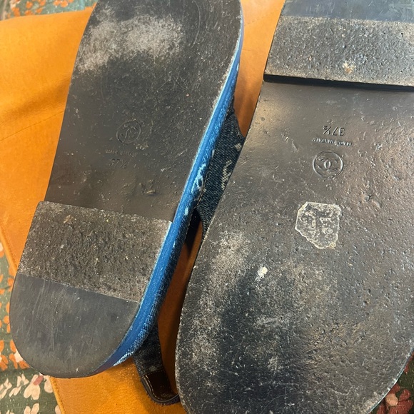 Chanel dad shoe in denim - Picture 9 of 9